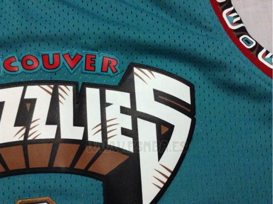 Camiseta Historic Retro Vancouver Grizzlies Abdur-Rahim #3 Verde